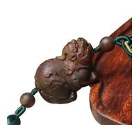 NIRNHYRUR Pulsera Colgante de Buda Nacimiento for Coche, Colgante Madera agar Blanca Vietnam Nha Trang, Grado Que se Hunde, Ocho deidades guardianas