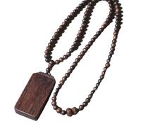 NIRNHYRUR Pulsera Colgante de Coche Dulce Miel Grado hundimiento 8 mm Madera agar Blanca Vietnam Nha Trang(6mm Beads)
