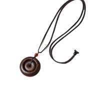 NIRNHYRUR Pulsera Colgante de Madera agar Blanco Vietnam Nha Trang, Fragancia Dulce Miel Grado Fregadero con cordón for Collar