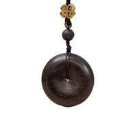 NIRNHYRUR Pulsera Collar Colgante de Paz Madera agar Negra Brunei con Cuentas la Suerte sumergibles