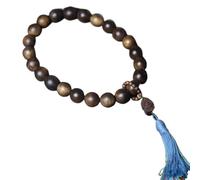 NIRNHYRUR Pulsera Hainan Yingge Rosario Colgante de Mano Madera agar Verde for Coche, 18 mm x Cuentas