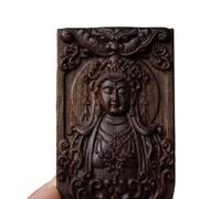 NIRNHYRUR Pulsera Vietnam Nha Trang Blanco Agarwood hundimiento Grado Ocho guardián Nacimiento Buda Colgante Coche
