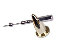 Niro - Juego de tensores de cable para pared y techo, aprox. 5 m, sistema de fijación de cortinas, color dorado