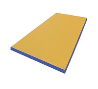 NiroSport Piso Gimnasio Estera Suave colchoneta de ejercicios 200x100x8cm Amarillo Colchoneta de aterrizaje colchoneta deportiva alfombrilla de gimnasia