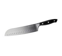 Nirosta 43903 Trinity - Cuchillo Santoku de acero inoxidable con mango ergonómico, cuchillo multiusos, cuchillo premium, hoja afilada a mano (longitud de la hoja: aprox. 20 cm), cantidad: 1 pieza