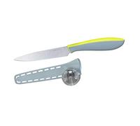 Nirosta Cuchillo Multiusos 12-23Cm Eversharp, polipropileno, elastómero, acero CCR+, color gris y celeste, 1 ud.