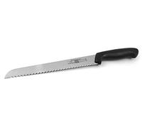 Nirosta Cuchillo Panero, Cuchillo para Cortar Pan con Borde de Sierra, Idóneo para Corteza Dura sin Desmenuzar, Cuchillo Cocina Cuchillo afilado, Mango Ergonómico, Hoja 20 cm, Largo 32cm, 1ud.