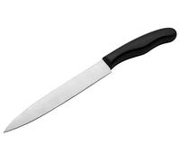 Nirosta - Cuchillo para tallar (30 cm), color negro y plateado