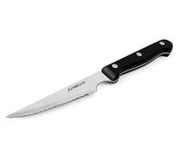 Nirosta Fackelmann Chuletero, Cuchillo Mesa Sierra Carne Acero Inox con Mango POM con parte funcional en acero inoxidable 21 X 2 X 1 cm, 1Ud Inoxidable