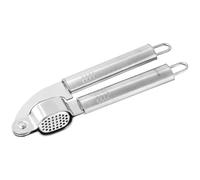 Fackelmann Opal-Prensa de ajos, Acero Inoxidable, Plateado, 19x5.5x3cm