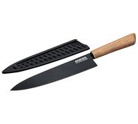Nirosta Flow Cuchillo de Chef - Hoja de Acero Inoxidable Antiadherente, Mango de Acacia FSC 100%, Ideal para Todo Uso en Cocina, 330mm