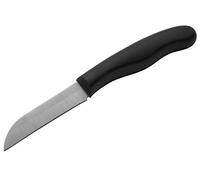 Nirosta Peeling - Cuchillo para pelar (20 cm, acero inoxidable, 20 x 3 x 1,3 cm), color negro