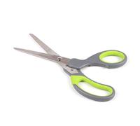 Nirosta Scissors Tijeras, Acero Inoxidable Recomienda Lavar a Mano plástico, Gris/Verde, 20 cm