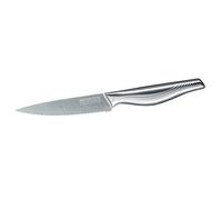Nirosta Swing Nirosta Cuchillo de cocina dentado, Cuchillo multiusos de acero inoxidable, Cuchillo Universal, Mango ergonómico y antideslizante, Cuchillo de chef especialmente afilado,11-22,5cm,1ud