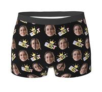 Nirusetty Calzoncillos tipo bóxer personalizados para hombre This Belongs to Me, calzoncillos tipo bóxer personalizados divertidos para esposa, ropa interior, estilo 6, M