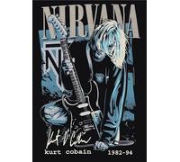 nirvana 3 - Póster de concierto de rock retro vintage A4