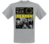 Nirvana Bleach Camiseta Gris/Melé XL