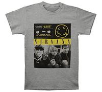 Nirvana Bleach del Hombre de Fotos Camiseta Heather
