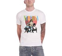 Nirvana Camiseta Heart Band Logo Nuevo Oficial Unisex Blanca, Color blanco., M