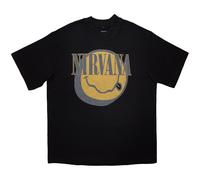 Nirvana 'Evergreen' Camiseta cuadrada de edición limitada ¡NUEVO
