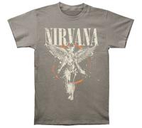 Nirvana Camiseta de FEA Galaxy in Utero, Tejido Suave Gris Asfalto Small
