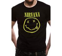 Nirvana Happy Face Official Merchandise Camiseta M/L/XL - Nuevo