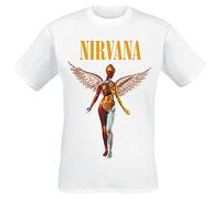 Nirvana In Utero Hombre Camiseta Blanco 100% algodón Regular
