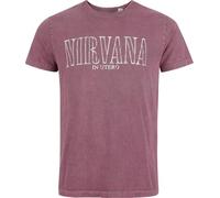 Nirvana In Utero Hombre Camiseta Lila 100% algodón Regular