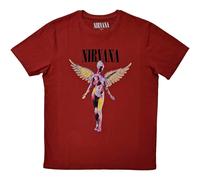 Nirvana 'In Utero' (Rojo) Camiseta - ¡NUEVO Y OFICIAL