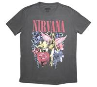 Nirvana In Utero Vintage Collage - Camiseta, Negro -, XX-Large