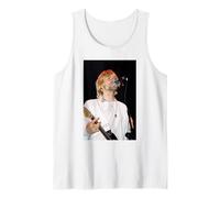 Nirvana Kurt Cobain en la Lectura de Incesticide Era Sliver 1992 Camiseta sin Mangas