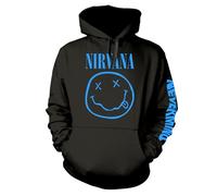 Nirvana 'Nevermind Smile' (Negro) Sudadera con capucha - ¡NUEVO Y OFICIAL
