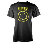 Nirvana 'Smile Logo' Camiseta - Nuevo y Oficial