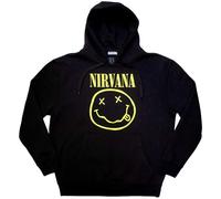 Nirvana Sudadera Yellow Happy Face Unisex Black L