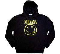 Nirvana Sudadera Yellow Happy Face Unisex Black XL