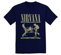 Nirvana - T-Shirt # M Unisex Blue # Stage
