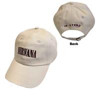 Nirvana Text Logo in Utero Oficial Gorras de Béisbol