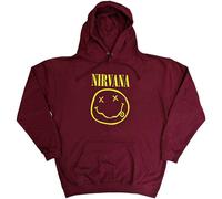 Nirvana Yellow Happy Face con licencia Sudaderas Capucha