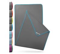 NirvanaShape Toalla de Yoga Antideslizante | Toalla de Hot Yoga con Botones Antideslizantes | Toalla de Yoga higiénica de Microfibra [ 185 x 63 cm ]