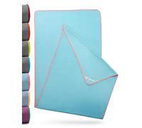 NirvanaShape Toalla de Yoga Antideslizante | Toalla de Hot Yoga con Botones Antideslizantes | Toalla de Yoga higiénica de Microfibra [ 185 x 63 cm ]