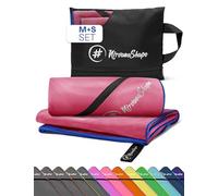 NirvanaShape Toallas de Microfibra | Absorbentes, Ligeras, de Secado rápido | Toallas de baño, Toalla de Viaje, Toallas Deportivas | Ideales para Viajar, IR al Gimnasio, la Playa, Practicar Yoga