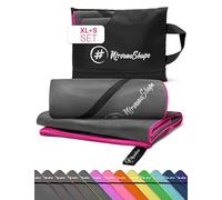 NirvanaShape Toallas de Microfibra | Absorbentes, Ligeras, de Secado rápido | Toallas de baño, Toalla de Viaje, Toallas Deportivas | Ideales para Viajar, IR al Gimnasio, la Playa, Practicar Yoga