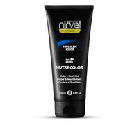 Nirvel NUTRE COLOR FLUOR Azul Klein 200 mL Mascarilla Profesional - Coloración temporal - Nutrición y brillo