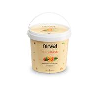 Nirvel Peach Mask 1000ml, Mascarilla Capilar Hidratante y Mascarilla Capilar Protectora del Color.