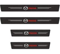 NISANNI 4 Piezas Protector Umbral Puerta de Coche para Mazda CX-5 CX-7 CX-8 M6 MX5 RX7 RX8 A8 CX9 X MX, Puerta Estribos Coche Pegatinas Bienvenidos Pedal Auto Accesorio