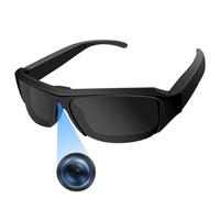 Nisanuki Cámara Espía Gafas de Sol, Mini Camara Oculta HD, | Cámara Oculta Invisible, protección UV, grabación en bucle, POV para motociclismo, senderismo, equitación y pesca