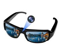 Nisanuki Cámara Espía Oculta Gafas de Sol, Gafas con Camara Deporte Videocamara, Cámara de Acción Deportiva para Deportes al Aire Libre Protección UV