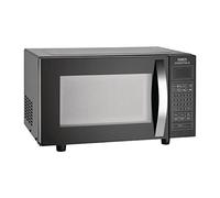 Nisbets Essentials - Microondas comercial en color negro, potente, resistente, fácil de limpiar, para el hogar, cocina comercial, catering, microondas, 21 L, 750 W