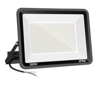 Niserelesa Focos LED Exterior 300W, IP66 Impermeable Foco Proyector LED, Blanco Cálido 3000K 30000 Lumen Floodlight para Casa, Garaje, Patio, Terraza, Campo