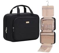 NISHEL Neceser de Viaje para Mujer, Gran Capacidad, Color Negro